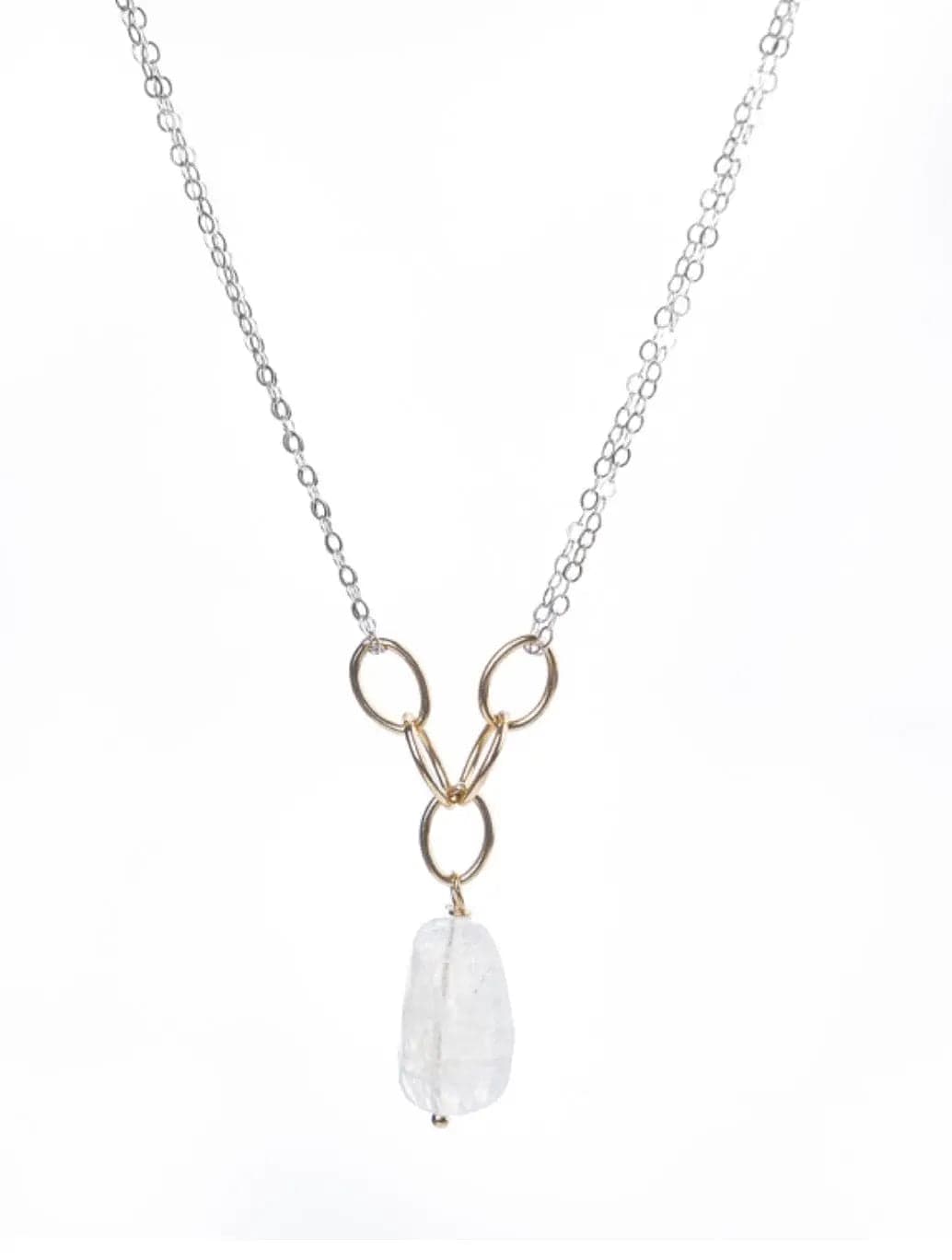 Mixed metal Gemstone Liv & B