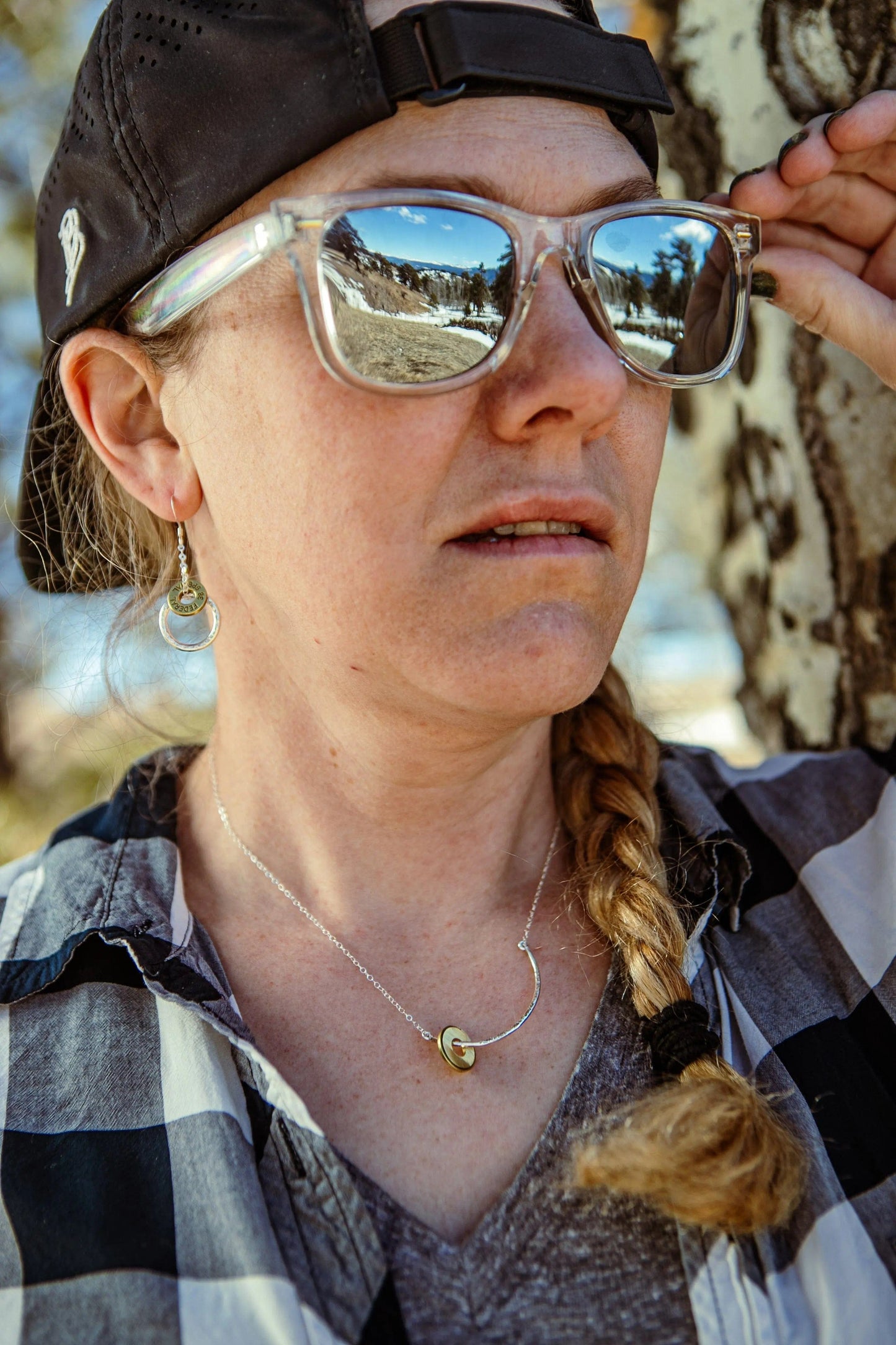 Pure Silver Small Bullet Hoops Liv & B