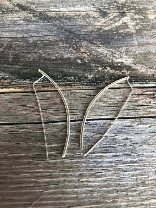 Liv & B Designs Earrings Lauren Bar Hoop Earrings