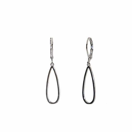 Liv and B Designs Earrings Sterling silver teardrop Hoops