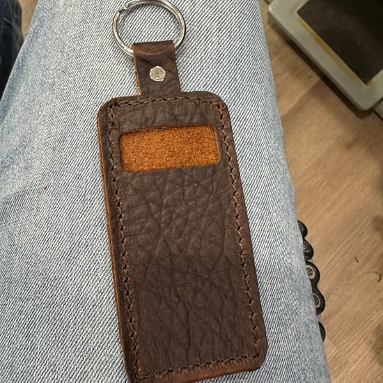 Liv and B Designs Leather Leather Chapstick Holder