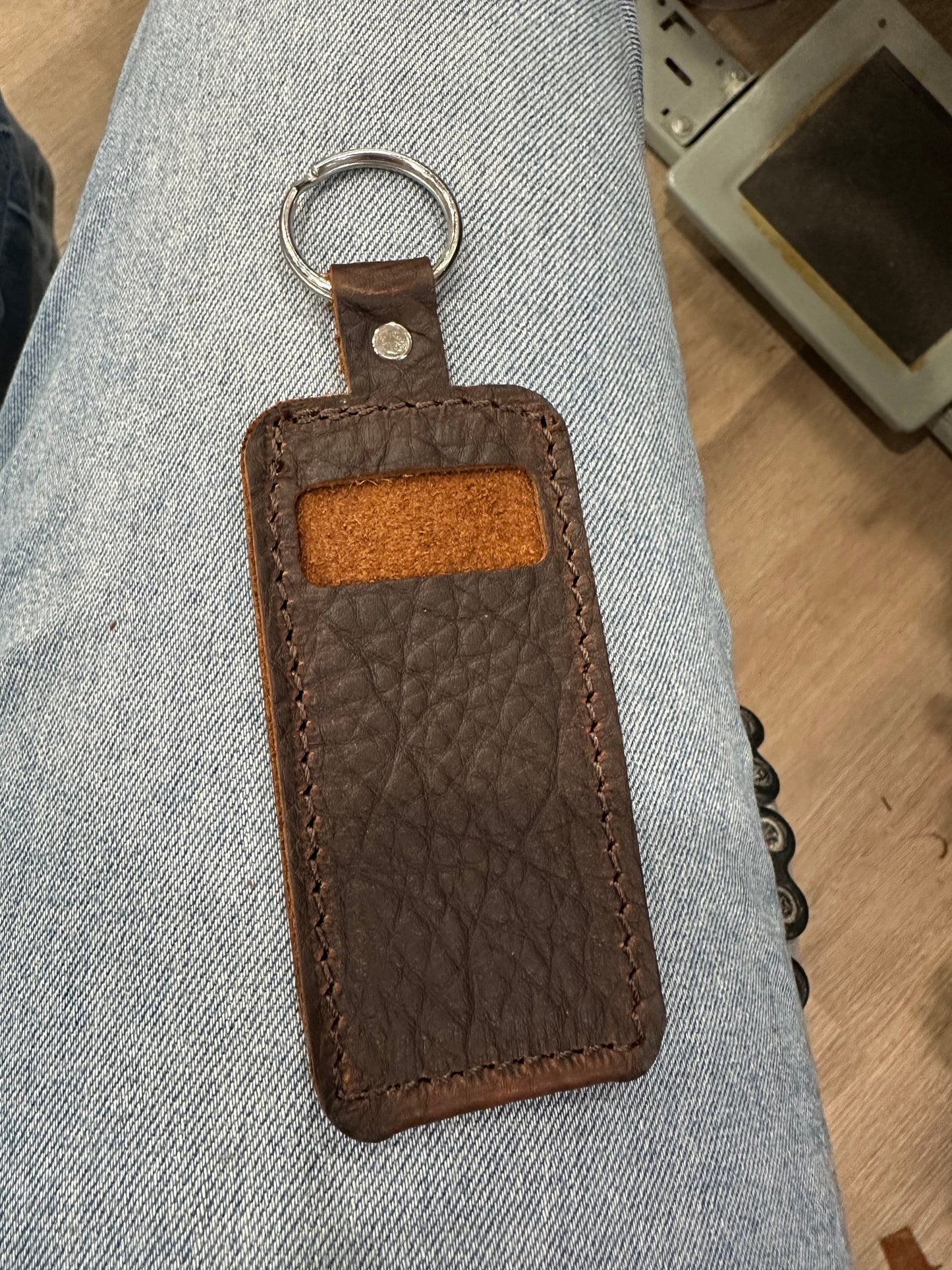 Liv and B Designs Leather Leather Chapstick Holder