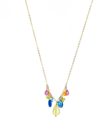 Liv and B Designs Necklace Enchanted Cluster Gold Fill Necklace