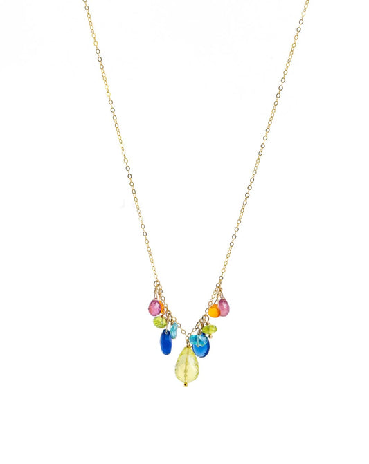 Liv and B Designs Necklace Enchanted Cluster Gold Fill Necklace