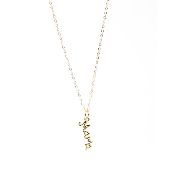 Liv and B Designs Necklace Long Mama 14 K Gold Fill Necklace