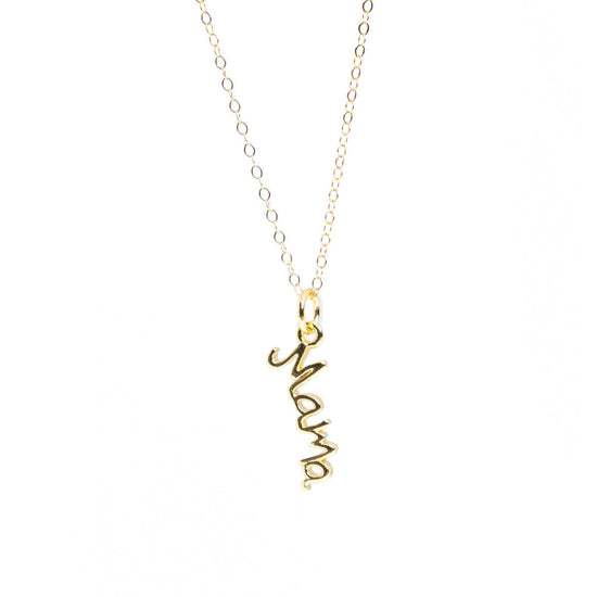Liv and B Designs Necklace Long Mama 14 K Gold Fill Necklace