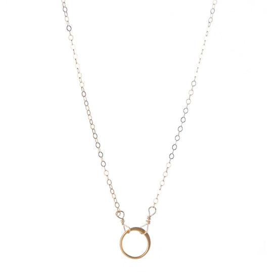 Tiny Gold Fill Circle Liv and B Designs