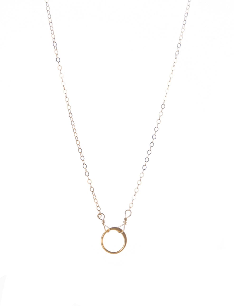 Tiny Gold Fill Circle Liv and B Designs