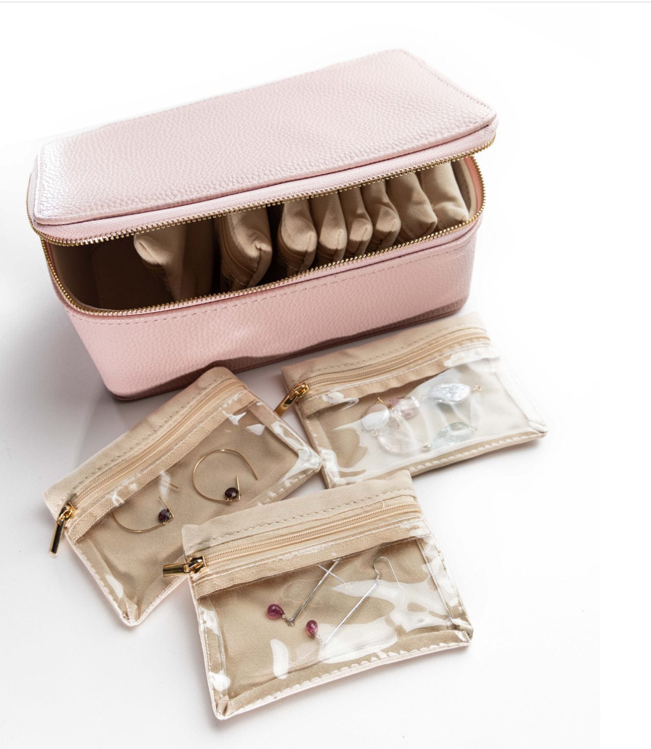 Liv & B Apparel & Accessories Travel Jewelry case with Pouches