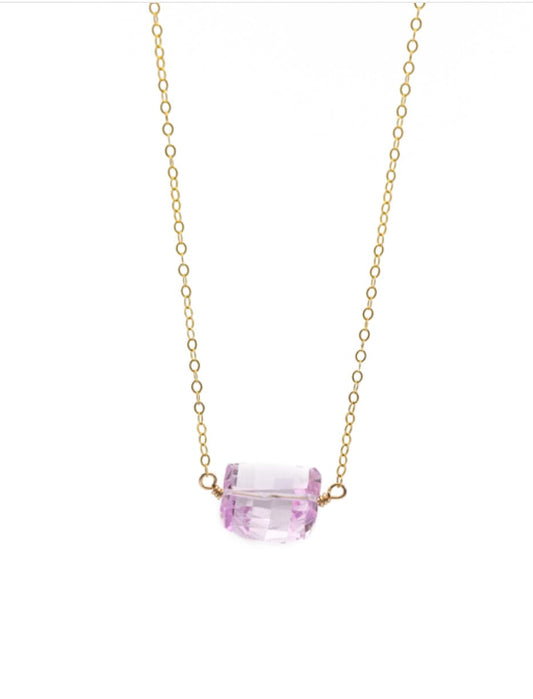 Single Stone Large Necklace Liv & B