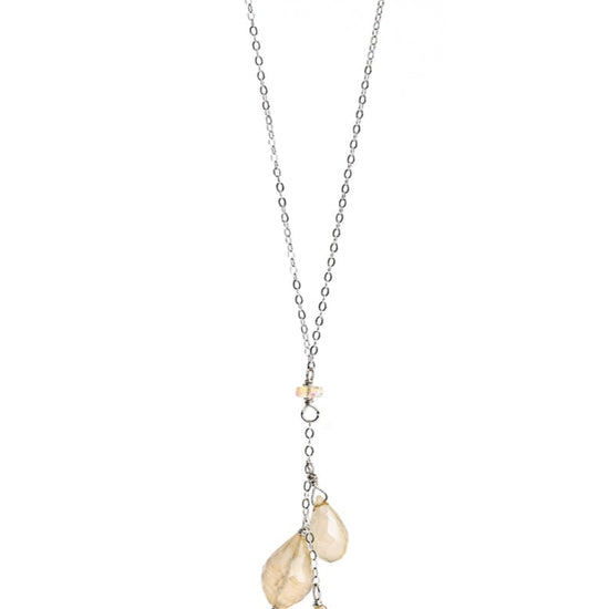 Liv & B Chalcedony Cascading Gemstone Necklace