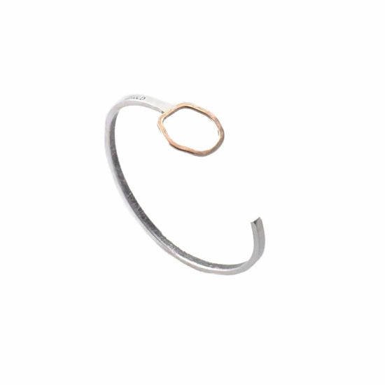 Liv & B Designs Bracelet Sterling Silver Unity Open Cuff Bracelet