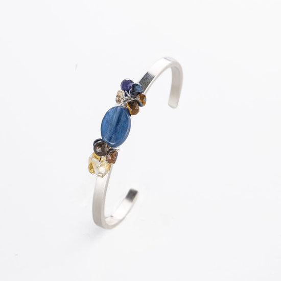 Intention Sterling Silver Gemstone Bracelet Liv & B Designs