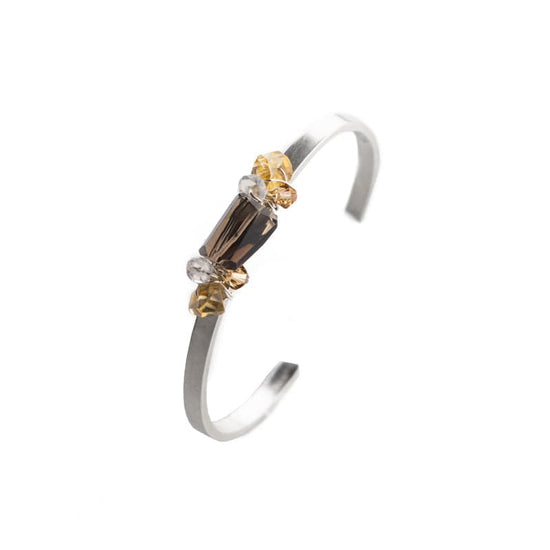 Intention Sterling Silver Gemstone Bracelet Liv & B Designs