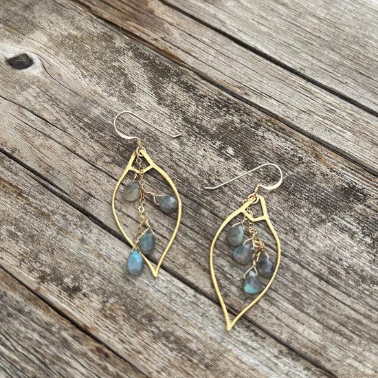 Liv & B Designs Cascading Gemstone Earrings