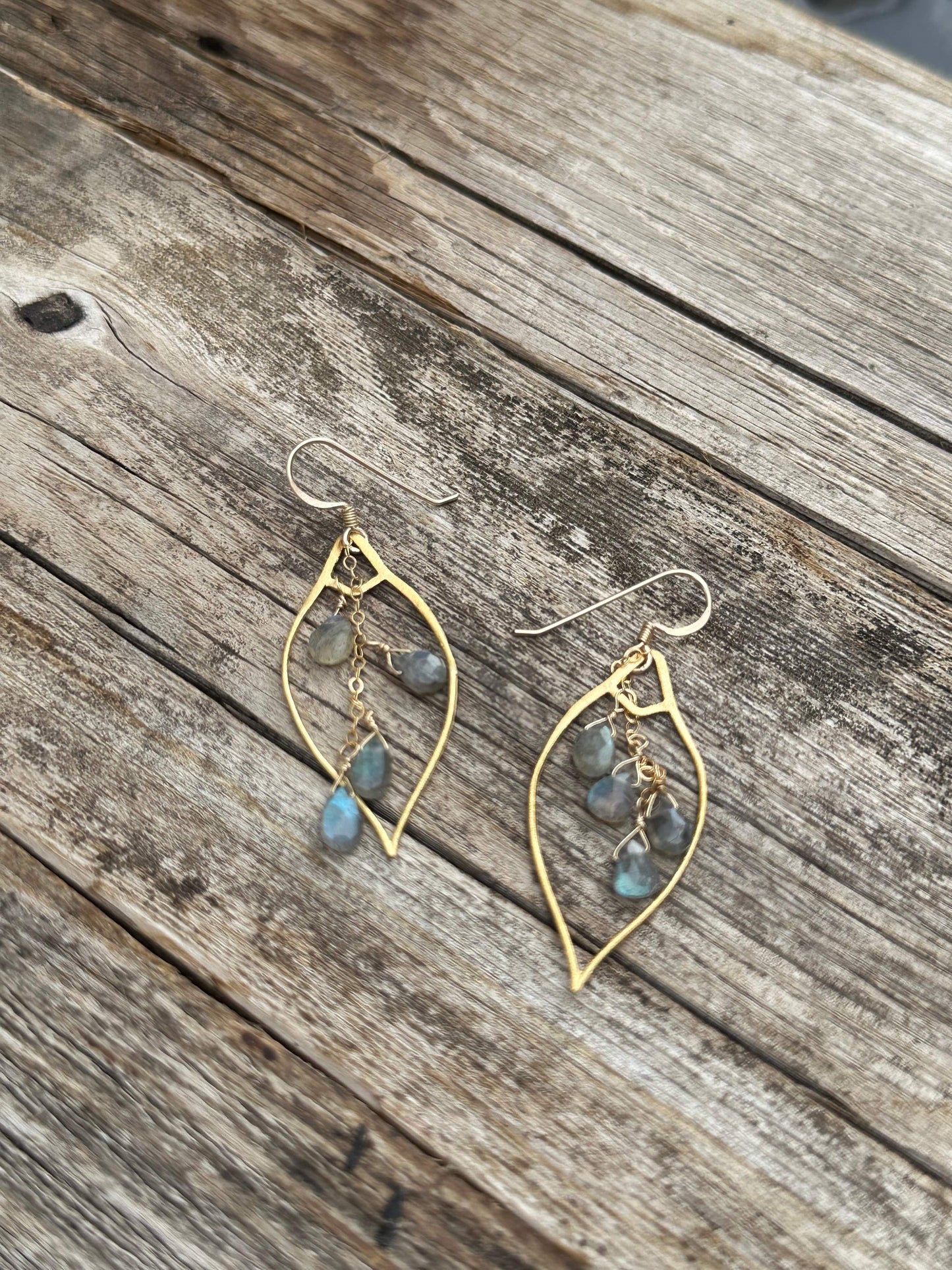 Liv & B Designs Cascading Gemstone Earrings