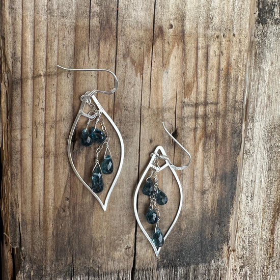 Liv & B Designs Cascading Gemstone Earrings