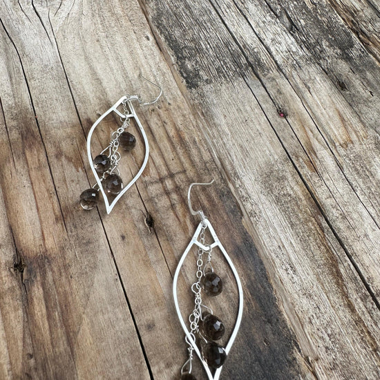 Liv & B Designs Cascading Gemstone Earrings
