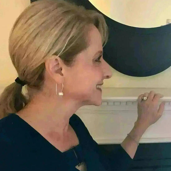 Liv & B Designs Earrings Madeline Pearl Drop Earrings