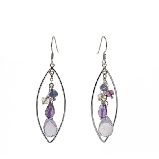 Liv & B Designs Earrings Seduction Dangle Gemstone Earrings