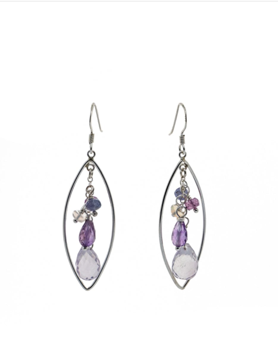 Liv & B Designs Earrings Seduction Dangle Gemstone Earrings