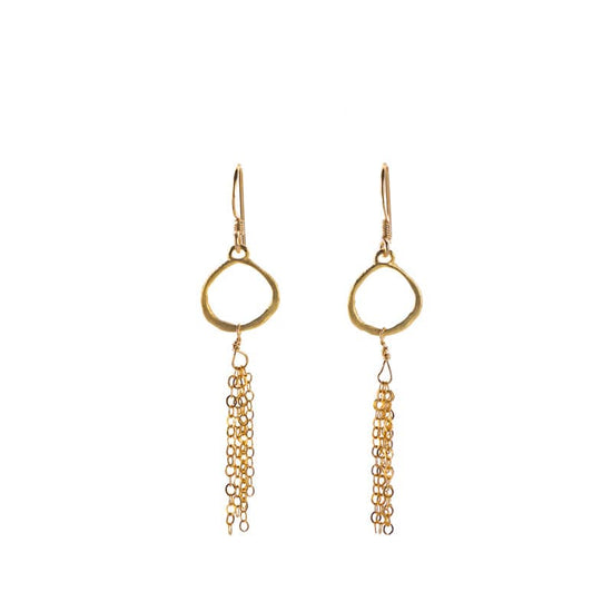 Swoosh 14K Gold Fill Earrings Liv & B Designs