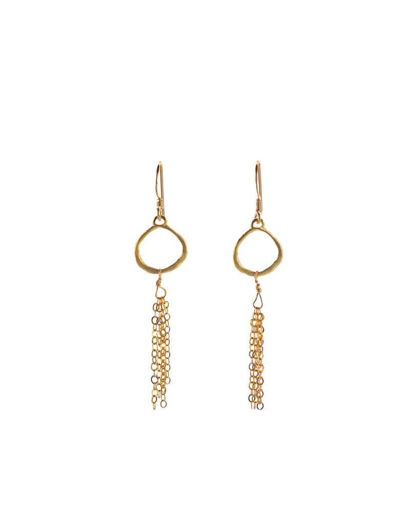 Swoosh 14K Gold Fill Earrings Liv & B Designs