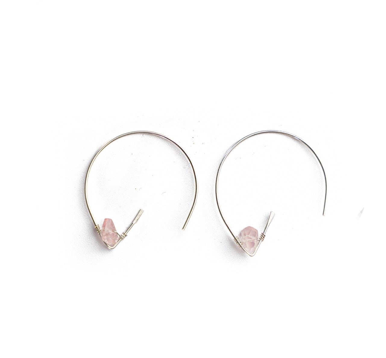 Liv & B Designs Earrings The Courtney Stone Hoop Earrings