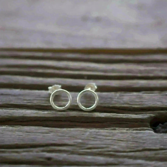 Liv & B Designs Earrings Tiny Round Stud Earrings
