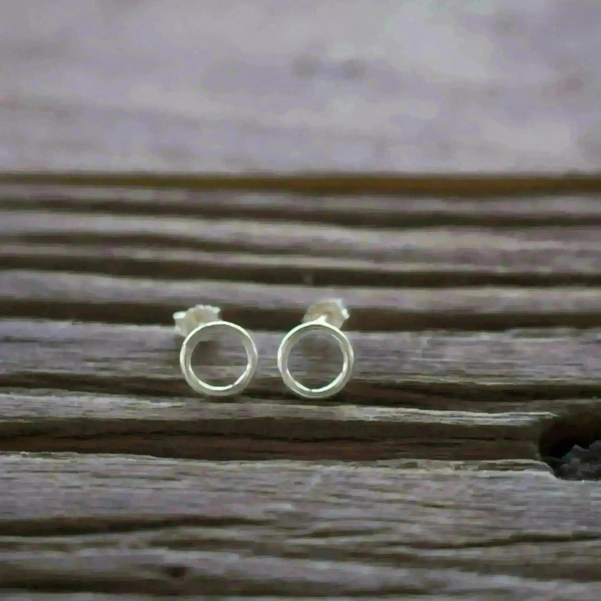 Liv & B Designs Earrings Tiny Round Stud Earrings