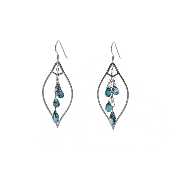 Liv & B Designs Kyanite Cascading Gemstone Earrings