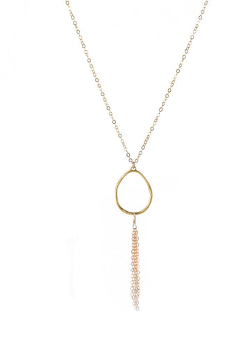 Swoosh 14K Gold Fill Necklace Liv & B Designs