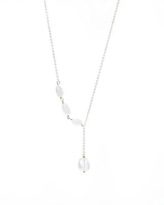 Y Not Moonstone Necklace Liv & B Designs