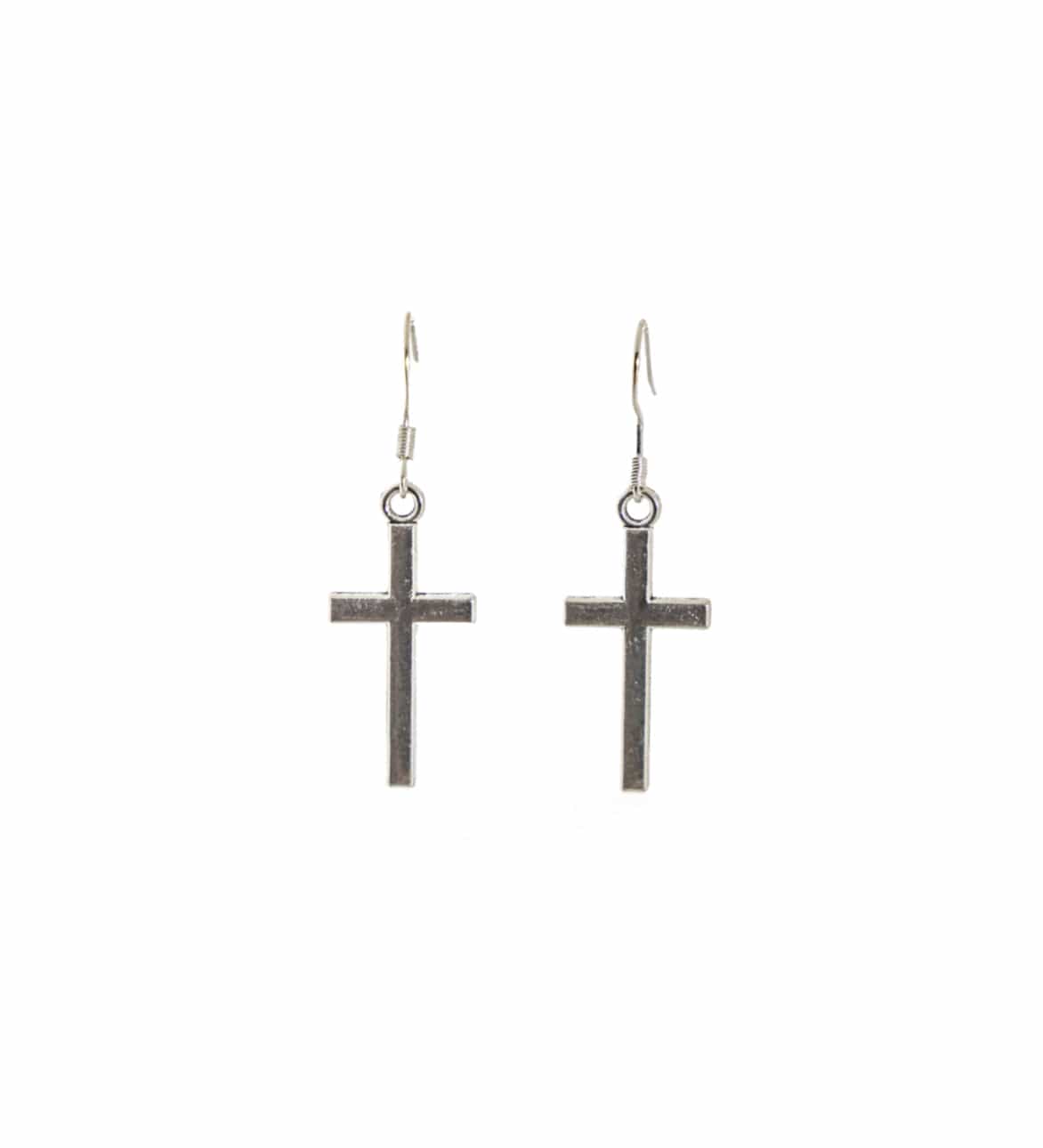 Mini Sterling Silver Cross Necklace Liv & B Designs
