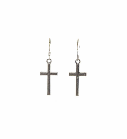 Mini Sterling Silver Cross Necklace Liv & B Designs