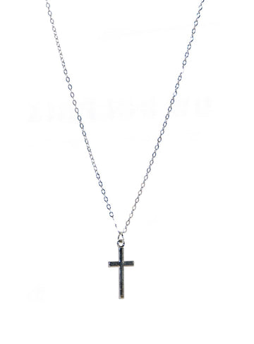 Liv & B Earrings Sterling Silver Cross Earrings