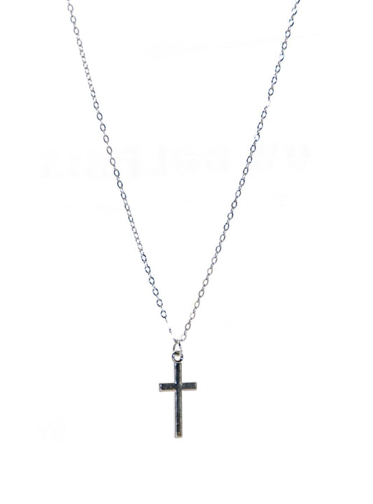 Liv & B Earrings Sterling Silver Cross Earrings