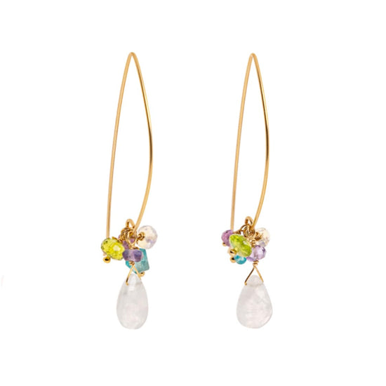 Liv & B Joyful heart Dangle earrings