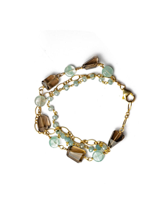 Liv & B Multi Strand Gemstone Bracelet