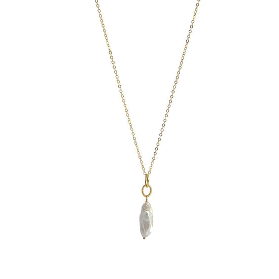 Liv & B Necklace Biwa Pearl Necklace