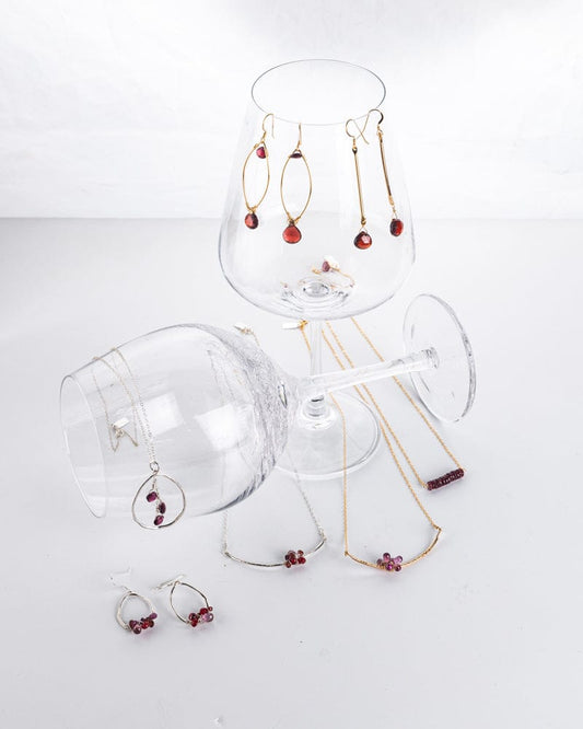 Garnet Gemstone Bar Liv & B