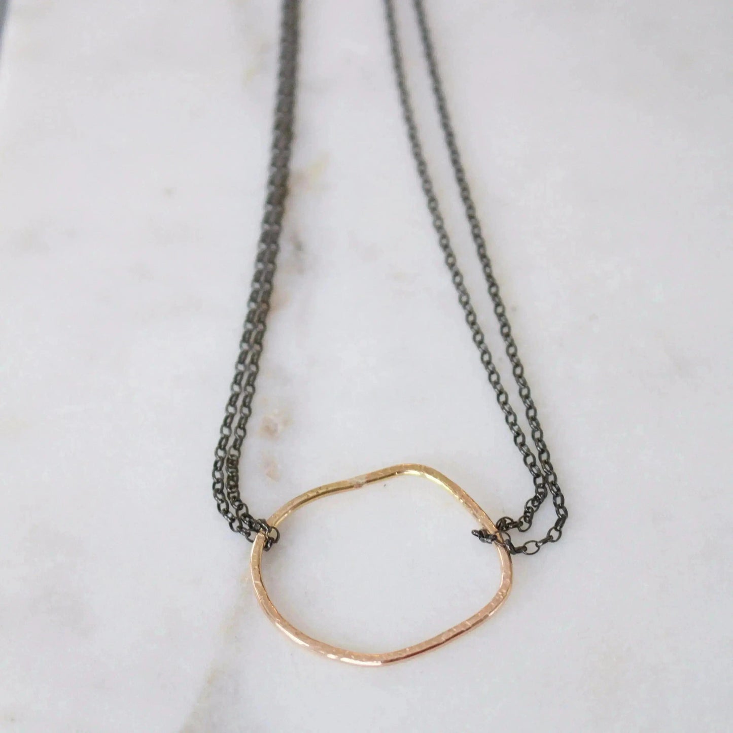 Liv & B Necklace Gold Fill Discovery Necklace Large