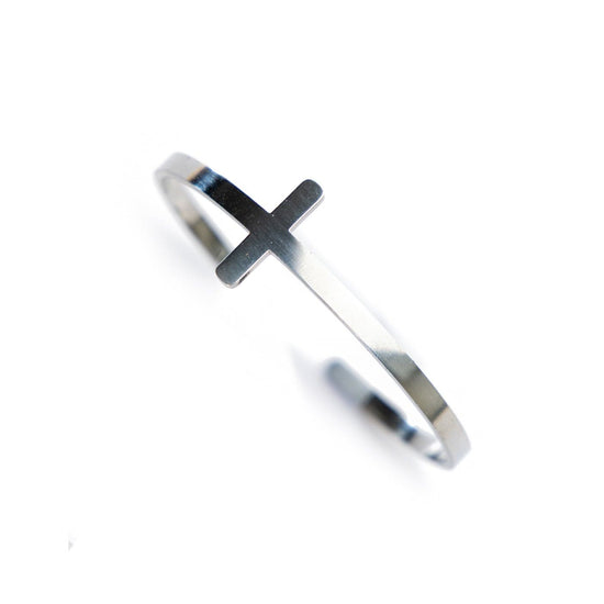 Mini Sterling Silver Cross Necklace Liv & B Designs
