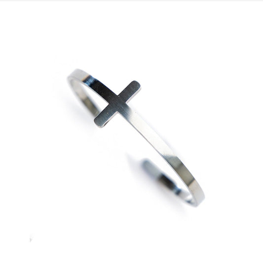 Mini Sterling Silver Cross Necklace Liv & B Designs