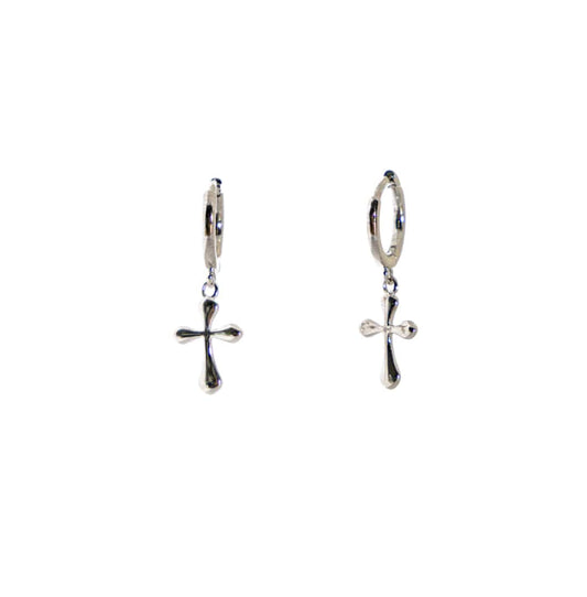 Mini Sterling Silver Cross Necklace Liv & B Designs