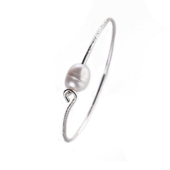 Pearl Bangle Bracelet Liv & B