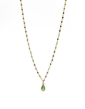 Liv & B Watermelon Tourmaline Rosary
