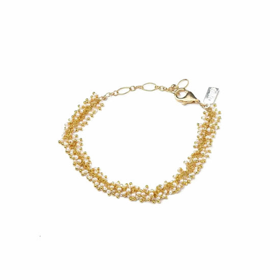 Cha Cha Pearl gold Bracelet Liv and B Designs
