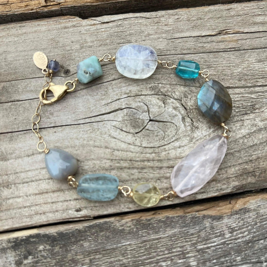 Hope Multi Gemstone Bracelet Liv and B Designs