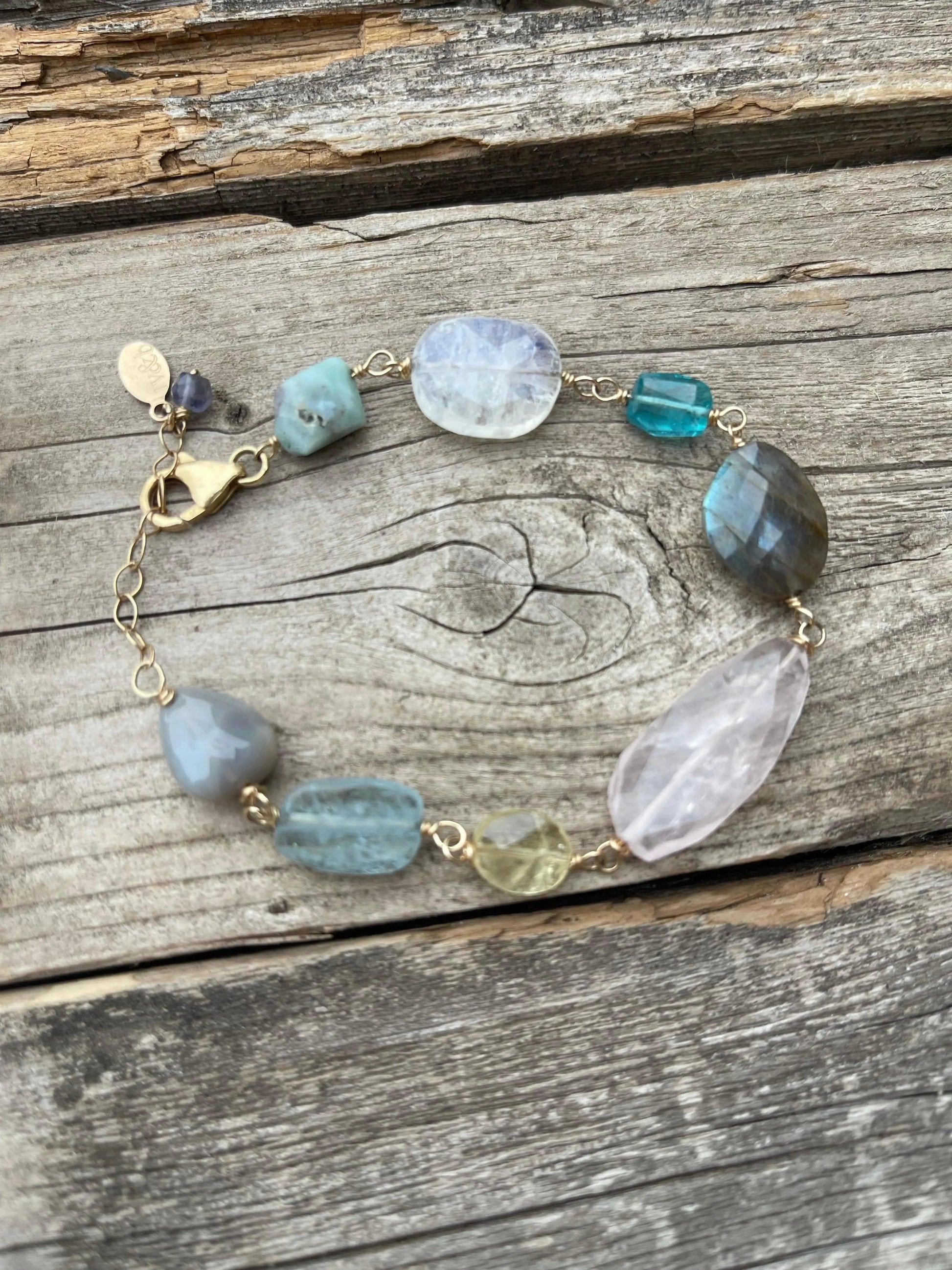 Hope Multi Gemstone Bracelet Liv and B Designs